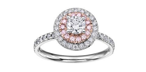Canadian Ice Diamond Bridal Ring