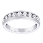 White Gold 1.00ct Diamond Channel Band