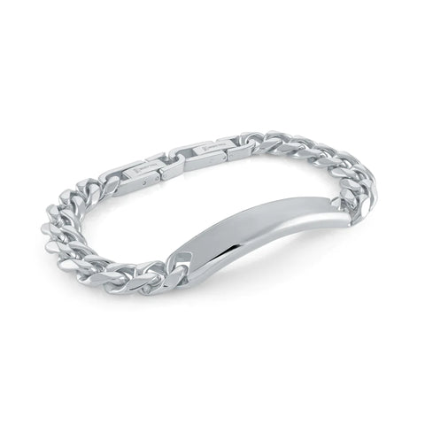 ITALGEM 10MM CURB ID BRACELET