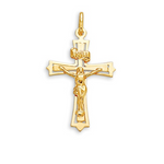 Bella Faith Collection - Yellow Gold Crucifix