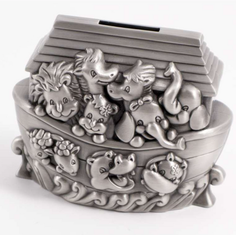 Noah's Ark Piggy Bank - ENGRAVABLE