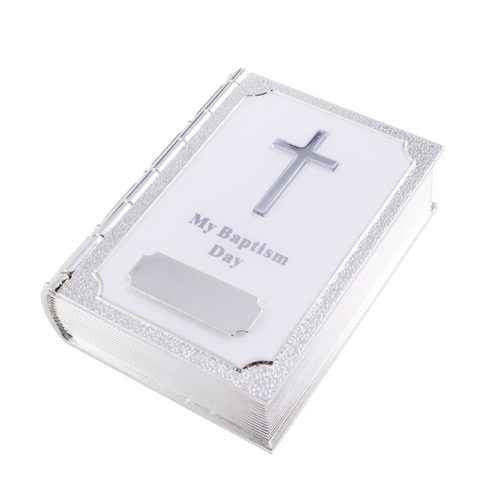 Baptism Trinket Box  - ENGRAVABLE