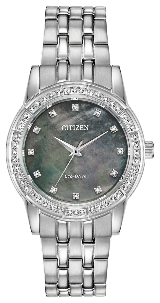 Citizen watch with swarovski crystals hot sale