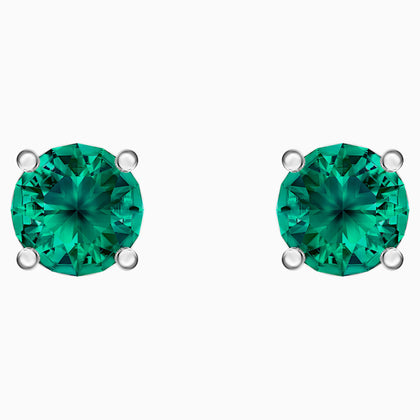 SWAROVSKI ATTRACT EARRINGS, GREEN 5512384