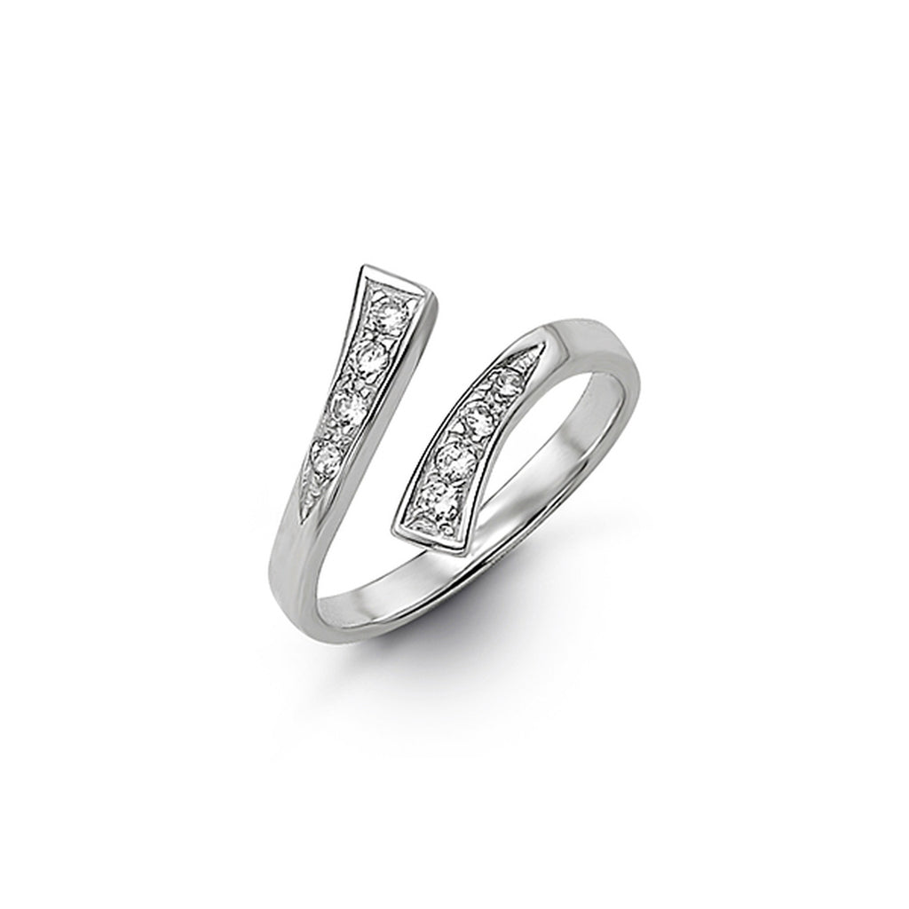 Mia by Tanishq 925 silver Solitary snowflake toe ring : Amazon.in: Jewellery