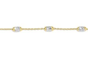 Bella Luna Collection - Two-tone Gold Bracelet
