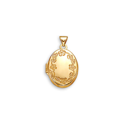 Gold Oval Locket