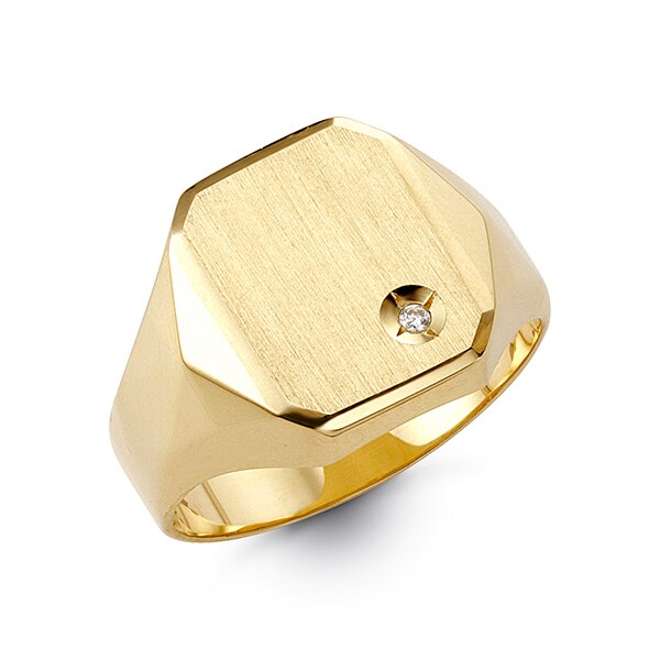 Polish on sale signet ring