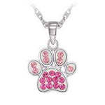 Legend Sterling Silver Paw Necklace