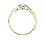 10kt Yellow Gold Diamond Solitaire Ring