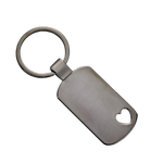 Heart Key Chain - ENGRAVABLE