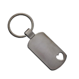Heart Key Chain - ENGRAVABLE