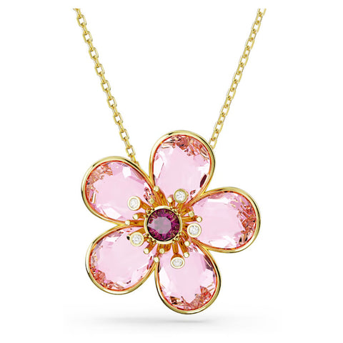 Swarovski Florere necklace Flower, Pink 5657875
