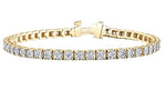 1.00ct tw Yellow Gold Diamond Tennis Bracelet