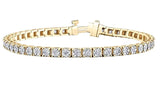 Gold Diamond Tennis Bracelet - 1.00ctw