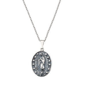 AMEN SILVER Our Lady of Guadalupe Necklace