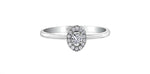 Maple Leaf Diamonds - Halo Ring