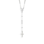 AMEN SILVER Rosary Necklace