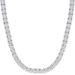 Sterling Silver CZ Tennis Necklace - Various Lengths