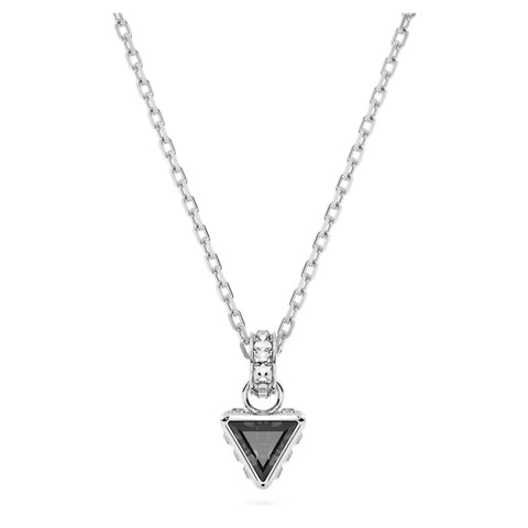 Swarovski Stilla pendant Triangle cut, Grey 5648752